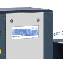 Schraubenkompressoren Stationäre Schraubenkompressor-Anlagen mit Druckluftbehälter, Kältetrockner sowie Filterung Direkteinschaltung öleinspritzgekühlt 8 und 10 bar Stationäre öleinspritzgekühlte