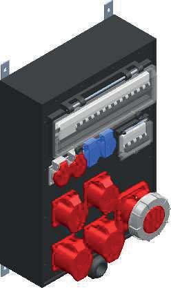 Stromverteiler und Anschlussdosen CAMPETTO Stromverteiler Typ 7800