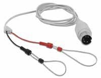 EMG Stimulations- und Aufzeichnungselektroden Digitale Ringelektroden Digitale Ringelektroden Einstellbare Ringe aus Edelstahl mit zwei Federn Teilenummer Kabellänge Anschlussende Menge
