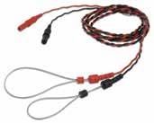 Ringelektrode Geschirmtes Kabel ermöglicht optimale Ergebnisse Kabel hält einer Zugkraft von über 22 kg stand Zwei einstellbare Ringe Teilenummer Länge Anschlussende Menge Kompatibilität 9013S0302 1
