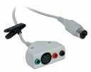 EMG EMG-Zusatzartikel Optionale Kabel und Adapter HUSH Multisteckerkabel Zur Umrüstung von 2-mm-Steckern in berührungssichere Stecker Konvertierungskabel: Direkter Anschluss an einer sicheren