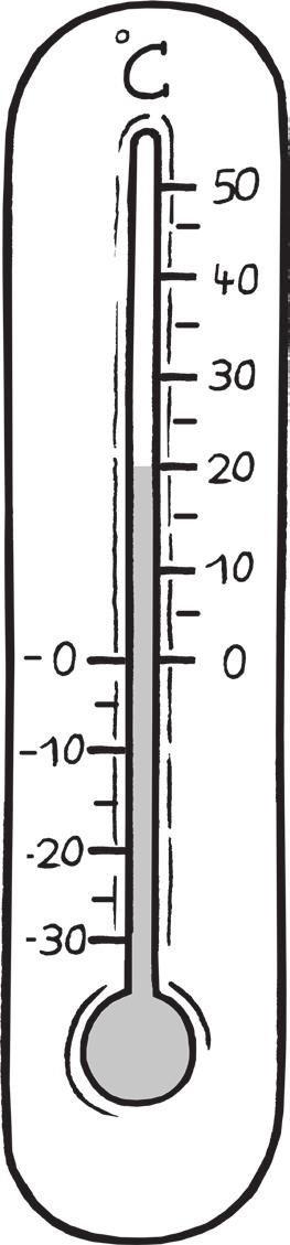 1 Das Wetter Temperatur und Thermometer Lies dir den Text zur Temperatur und zum Thermometer durch. Schneide das Thermometer und die Kärtchen aus.