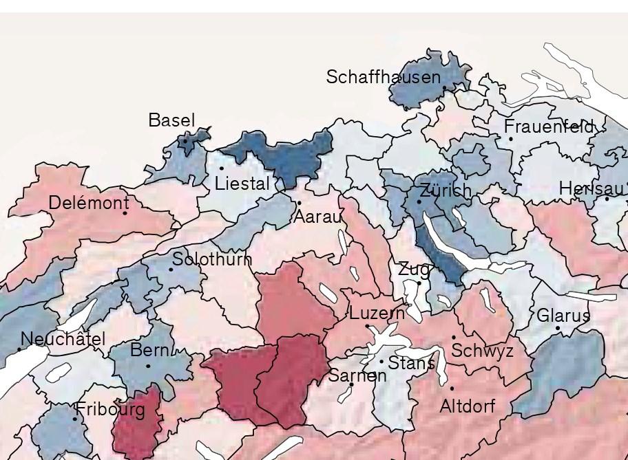 Hohes Wertschöpfungspotenzial Fricktal auf Rang 3 der 110 Schweizer Wirtschaftsregionen Datenstand: 2013 Wertschöpfung (BIP) pro Beschäftigten in CHF über 200'000 180'000 200'000 160'000