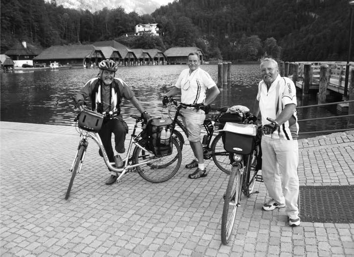 Wir drei radelnden Rentner trafen uns in Lindau am Bodensee, erzählt Gernot Jensen, mit 64 Jahren der Jüngste des Trios.
