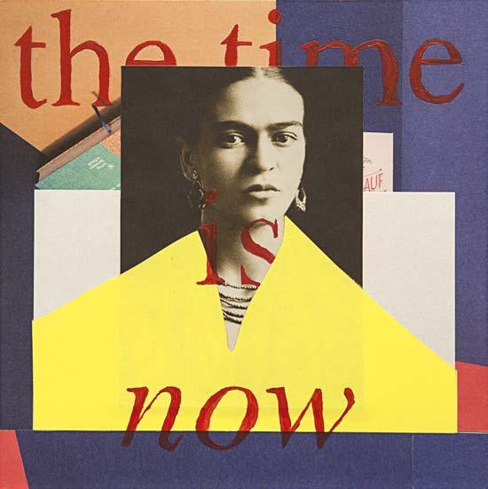 27 JOHANNES NATHOW Startgebot 17 Titel: The time is now Jahr: 2017 Größe: 21 x 21 cm Technik: Mischtechnik auf Pappe und Papier Internet: www.ng-gestaltung.