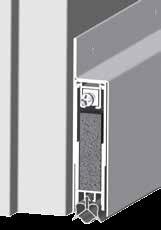 Dichtungen für Türen und Tore mit großen Luftspalten SCHALL-EX JUMBO II Dichtigkeit für Türen und Tore mit extremen Luftspalt bis 50 mm geeignet für Schallschutztüren SCHALL-EX JUMBO III Dichtigkeit