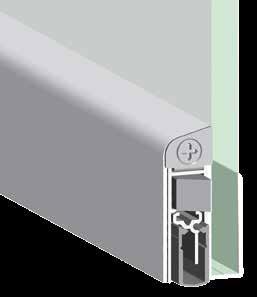 Dichtungen für Glastüren Produktfamilie SCHALL-EX GS für Ganzglastüren geeignet für DIN-L und DIN-R Türen für Schall-, Rauch und Brandschutz nachrüstbare