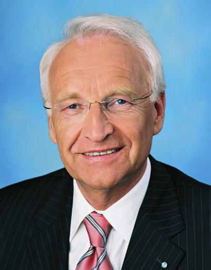 Dr. Edmund Stoiber Vorsitzender des Stiftungsrats Spitzenleistungen in Wissenschaft, Forschung und