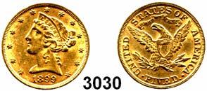 218 AUSLÄNDISCHE MÜNZEN & MEDAILLEN U. S. A. 3029 10 Dollars 1899, Philadelphia.