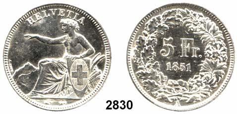 ... Sehr schön 75,- 2828 1/2 Franken 1850 A, Paris.