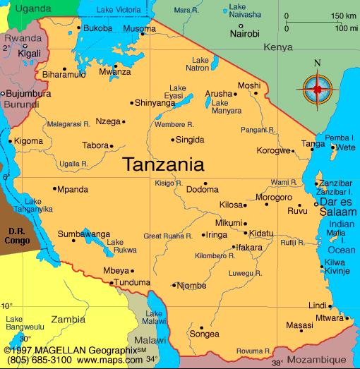 Tansania Rang 162 (von 177) im Entwicklungsindex 29 % der Kinder sind untergewichtig, 43 % der Bevölkerung