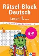 Rätsel-Block Deutsch Lesen.