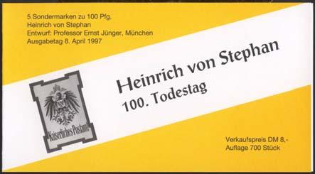 1997 - Anlass: Heinrich von Stephan