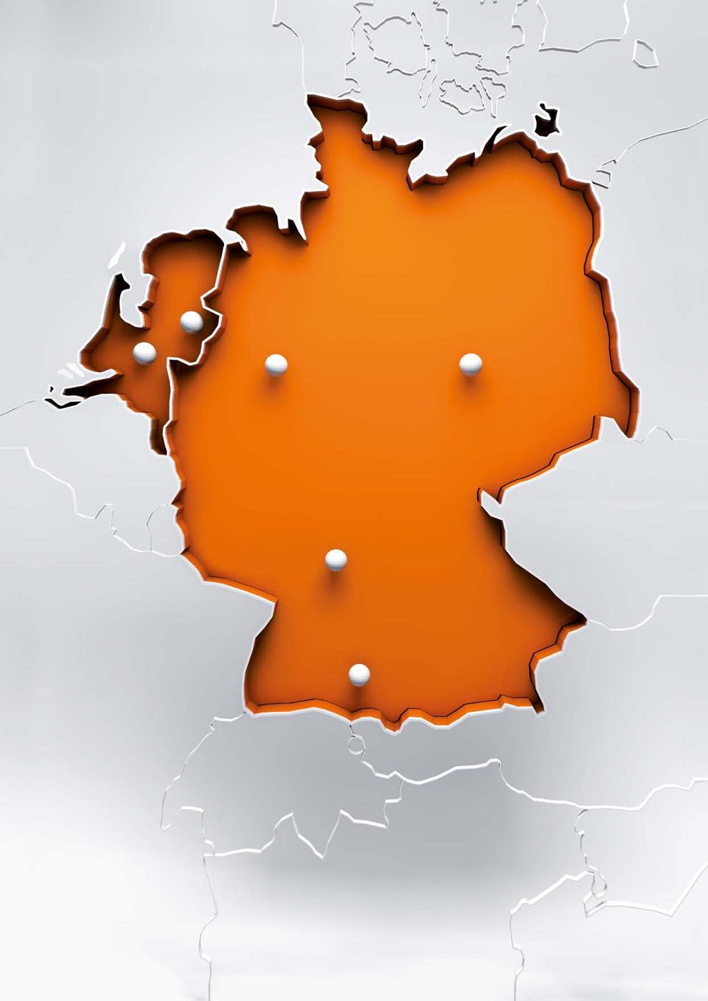 Produktions-Standorte für Deutschland // Oldenzaal // Wijchen // Wadersloh-Liesborn // Micheln // Abstatt // Bad Waldsee Unsere Partnerschaften: