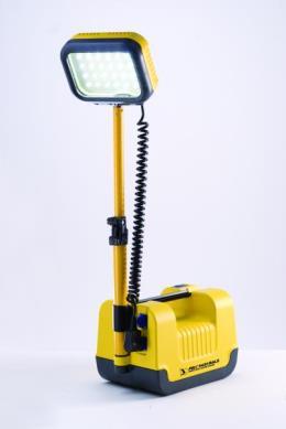 Arbeitsscheinwerfer Akku Stramlight Scene Light Scheinwerferkopf mit 6 LEDs, Lichtstrom max.