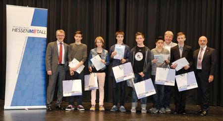 Wiesbaden. Die Kreissiegerinnen und Kreissieger im 47. Hessischen Mathematik-Wettbewerb aus der Region Rhein-Main-Taunus wurden in der Elly-Heuss-Schule mit Urkunden und Präsenten ausgezeichnet.