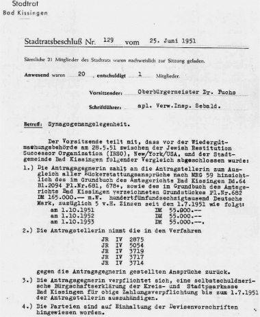 Juni 1939 M28 Stadtratsbeschluss Nr.