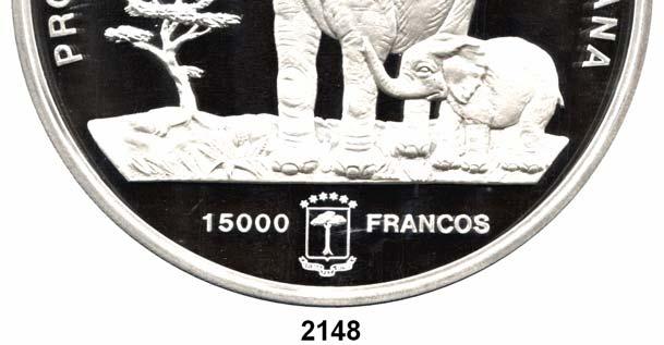 KM 79. Afrikanische Elefanten...Polierte Platte 500,- Äthiopien Menelik II.