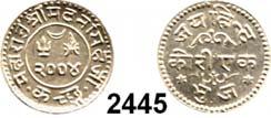 1830 1837 1/2 Rupee 1835 F, Calcutta. KM 449.2..Sehr schön - vorzüglich 30,- 2447 - Viktoria 1837 1901 1/2 Rupee und 1/4 Rupie 1840, beide Madras.
