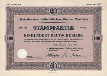 110 Schätzpreis: 250,00 EUR Aktien-Brauerei Cöthen AG Vorzugsaktie 25.000 Mark, Nr. 21 Cöthen, 11.8.1923 / Auflage 140 (R 7). Gründung 1861, AG 1883 (ABC). In der Brauerei in der Stiftstr.