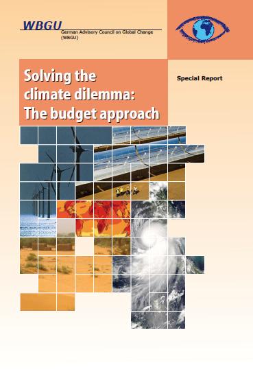 The WBGU Budget Approach Transparent climate policy + Fair climate partnerships with developing countries + Efficiency oriented framework for a low carbon global economy