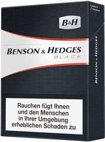 Benson & Hedges Black Big Pack - L 10 Schachteln á 20 Zigaretten Benson & Hedges Silver Big Pack - L 10 Schachteln á 20 Zigaretten Hiermit bestellen wir in FESTABNAHME: Angebote gültig bis 22.05.