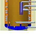 3/4 5 Anschluss Be- und Entladestation R 3/4 Heizkessel-Rücklauf 2 - mit nicht 6 modulierendem Heizkessel R 1 1/4 B 7 Kaltwassereintritt R 1 1/4 (Edelstahl-Wellrohr-Durchlauferhitzer) Anschluss