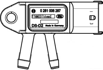 EDC 17 Differenzdrucksensor (ΔP) und Kabel Differenzdrucksensor (ΔP) Kavlico TN 584102810 verbaut bis Herstellungsdatum: 01.10.2012 in Suzzara 26.09.