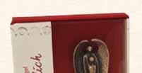 14 Bronze Handschmeichler Bronze handbearbeitet, in wertvoller, roter Geschenkverpackung. Schachtel: 8 x 8 x 1,4 cm Ein Engel behüte dich 3,7 x 3,7 cm Nr.