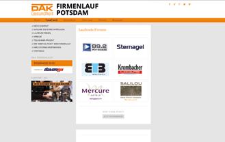 de Laufende Firma Gold 290 * Hervorhebung mittels Firmen-Portrait auf www.firmenlauf-potsdam.de, inkl.