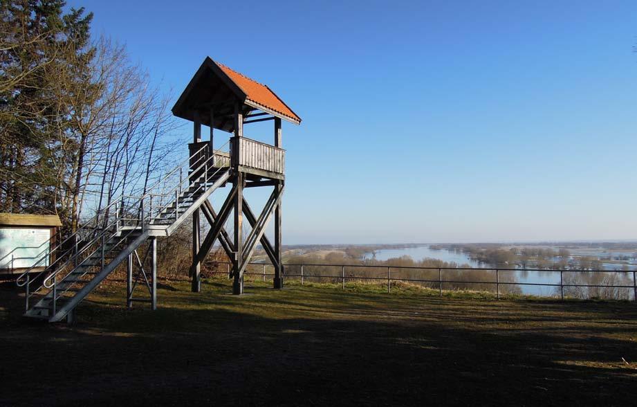 In der Partnerstadt Boizenburg/Elbe lockt der Aussichtsturm