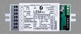 LEM/LPU Einzelbatterie Notlichtmodule für LED Self-contained emergency lighting modules for LED Das LEM ist Einzelbatterie-Notlichtmodul für den Einsatz an LED Leuchten mit 1x 1W ERT oder 8 bis
