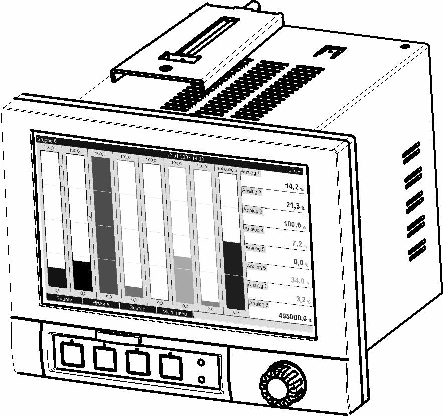 Operating Instructions Supplementary Description Graphic Data Manager, OSG40 Modbus-Slave Connection to Modbus