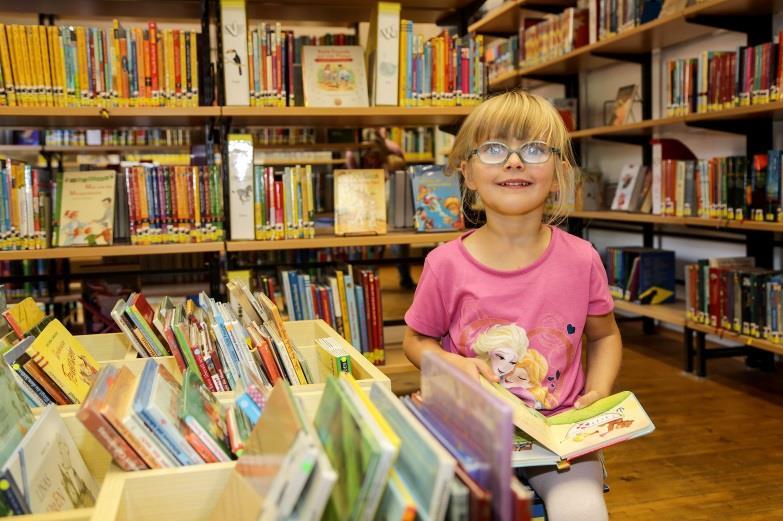 Auch die örtlichen Kindergärten nutzten 2017 die Gelegenheit und erhielten eine Einführung in unsere Bücherei, bzw. informierten sich zu jeweiligen Themen im Kindergartenjahr.