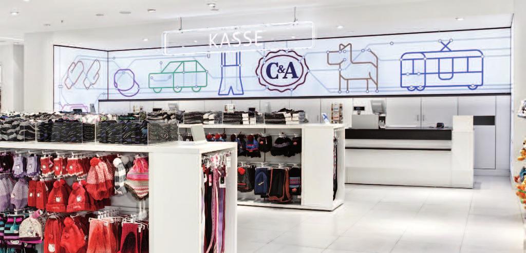 C&A Flagship Store Düsseldorf Light The brilliant way to illuminate your idea In retail, the positive influence of light on the purchasing behaviour has long been known.