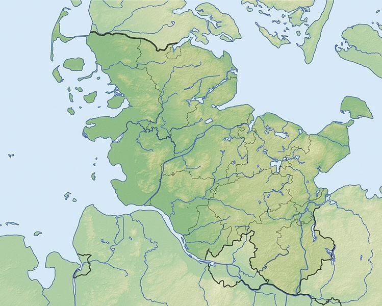 http://commons.wikimedia.org/wiki/file:schleswig- Holstein_relief_location_map.jpg Frage für 100 1) Schleswig-Holstein liegt teilweise auf der Kimbrischen Halbinsel.