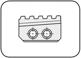 GEWINDEDREHEN (außen) THREADING (external) WENDESCHNEIDPLATTE Typ INDEXABLE INSERT Type OE Gang pro Zoll Threads per inch 5 für Kassette for use with Cassette Typ Type OE.