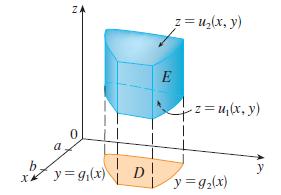 Speziell wenn D ein Normalgebiet bezüglich x ist: D = {(x, y) : a x b, g 1 (x) y g