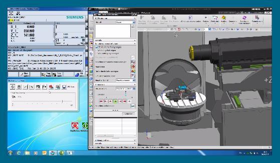 Optimierte CAD/CAM-CNC-Prozesskette mit einer virtuellen Maschine Part Design Manufacturing