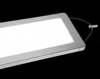 LED Superior Pendelleuchte Fakten Vorteile Ultraflaches, stylisches Design Lichtausbeute von bis zu 88 lm/w Standardmäßig mit einem Entblendungsgrad von UGR19 Äußerst verlässliche LED Lichtquelle mit