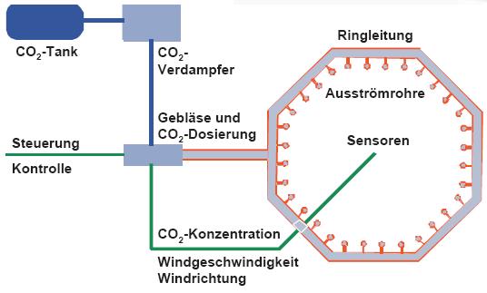Das CO 2 -Düngungsprojekt in Braunschweig http://www.vti.bund.