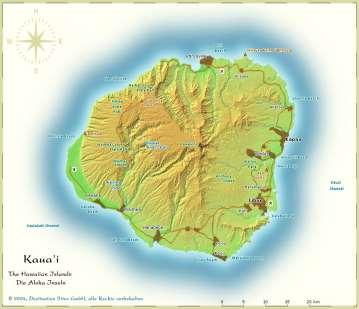 Die nächsten Tage können Sie die zahlreichen Sehenswürdigkeiten der Insel Kauai erkunden und die warme Sonne an einem der vielen langen Traumstrände genießen. Fahrt: Flughafen Kauai Kapaa.