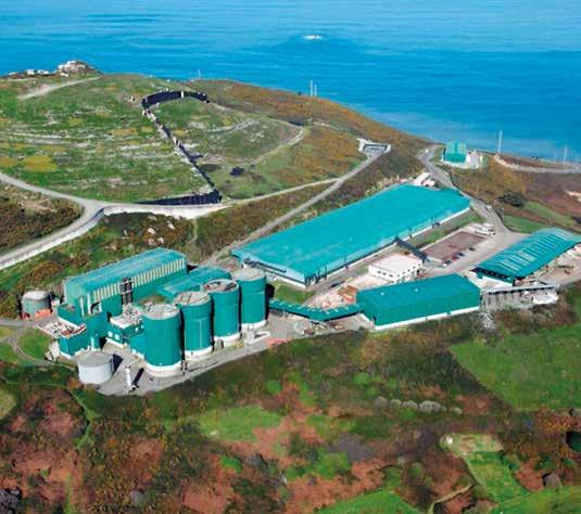 Hausmüll-Behandlungsanlage La Coruña / Spanien: gemischter Hausmüll (mesophil) Anlagenkapazität: 182.500 Mg/a Reaktorvolumen: 4 x 4.