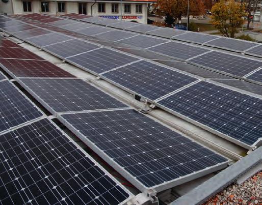 Photovoltaikanlage wurde seinerzeit 1993 auf dem NAWI Trakt der Kantonsschule Solothurn erstellt. Diese hatte lediglich eine Grösse von 9 kwp.