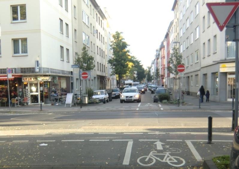 Radverkehrsführung in Nebenstraßen Einbahnstraßen mit gegengerichteten Radverkehr