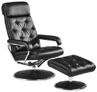 - 599,- Leder-Sofa (24240011-01), 2,5-Sitzig, Sitz und Rücken echtes Leder, Korpus Kunstleder, Füße Metall, mit 2 Kopf-, Armteil- und