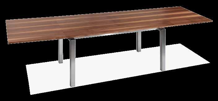 Design Christoph Hindermann 166 SALERNO Tisch in Holz furniert und Keramik
