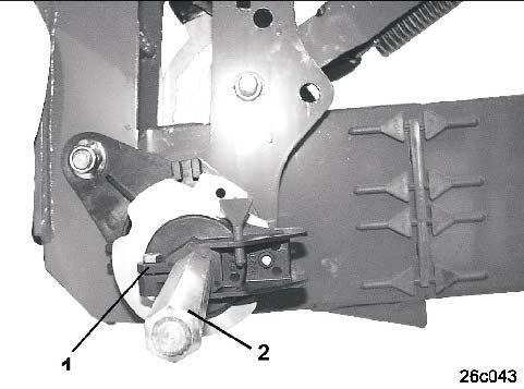 Bei Maschinen mit Contour Säaggregat können Reihenabstände größer 40 cm eingestellt werden. Fig.