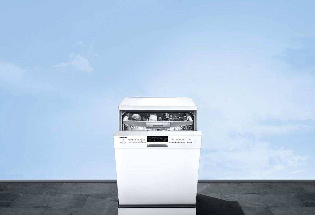Glänzende Ideen für sauberes Geschirr. Die Geschirrspüler von Siemens. Optimales Spülergebnis auf Knopfdruck: Automatikprogramm auto 45 65.