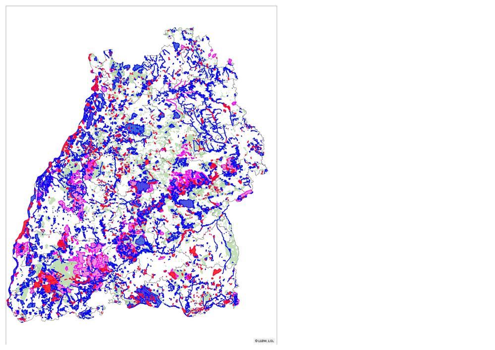 Flächenschutz Natura 2000 und NSG Naturschutzgebiete NSG 2014 1034 NSG 85.